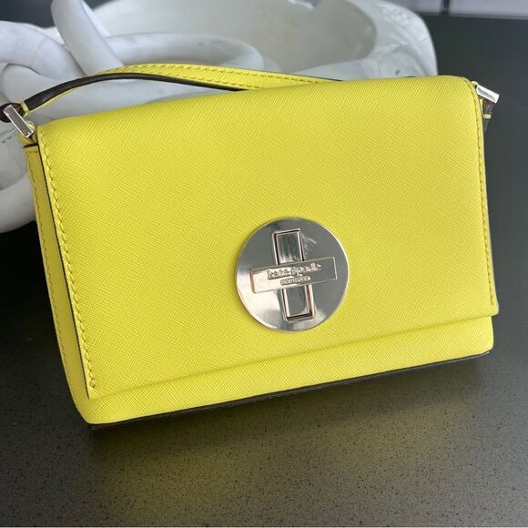 KATE SPADE New York Newbury Lane Sally Yellow Crossbody Bag - Picture 2 of 12